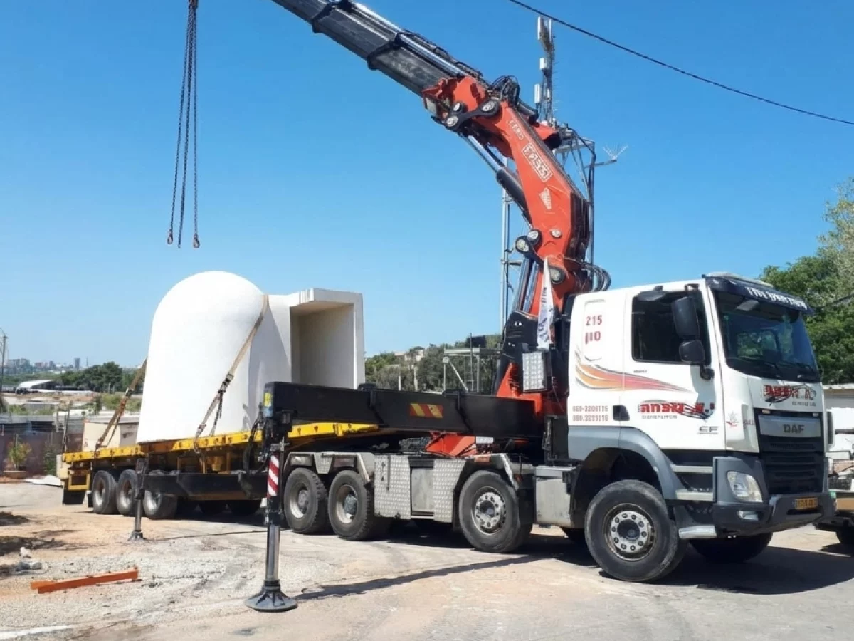הובלת מיגונית פעמון - מלאי רחב של מיגוניות פעמון כולל מיגונית פעמון יד 2 אצל גואטה מבנים
